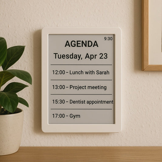 Our Agenda App: A Smart Daily Planner for Your Wall
