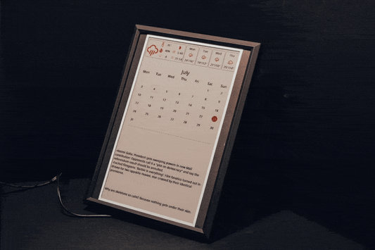 InkyCal v3 Raspberry Pi E-Paper Calendar Dashboard
