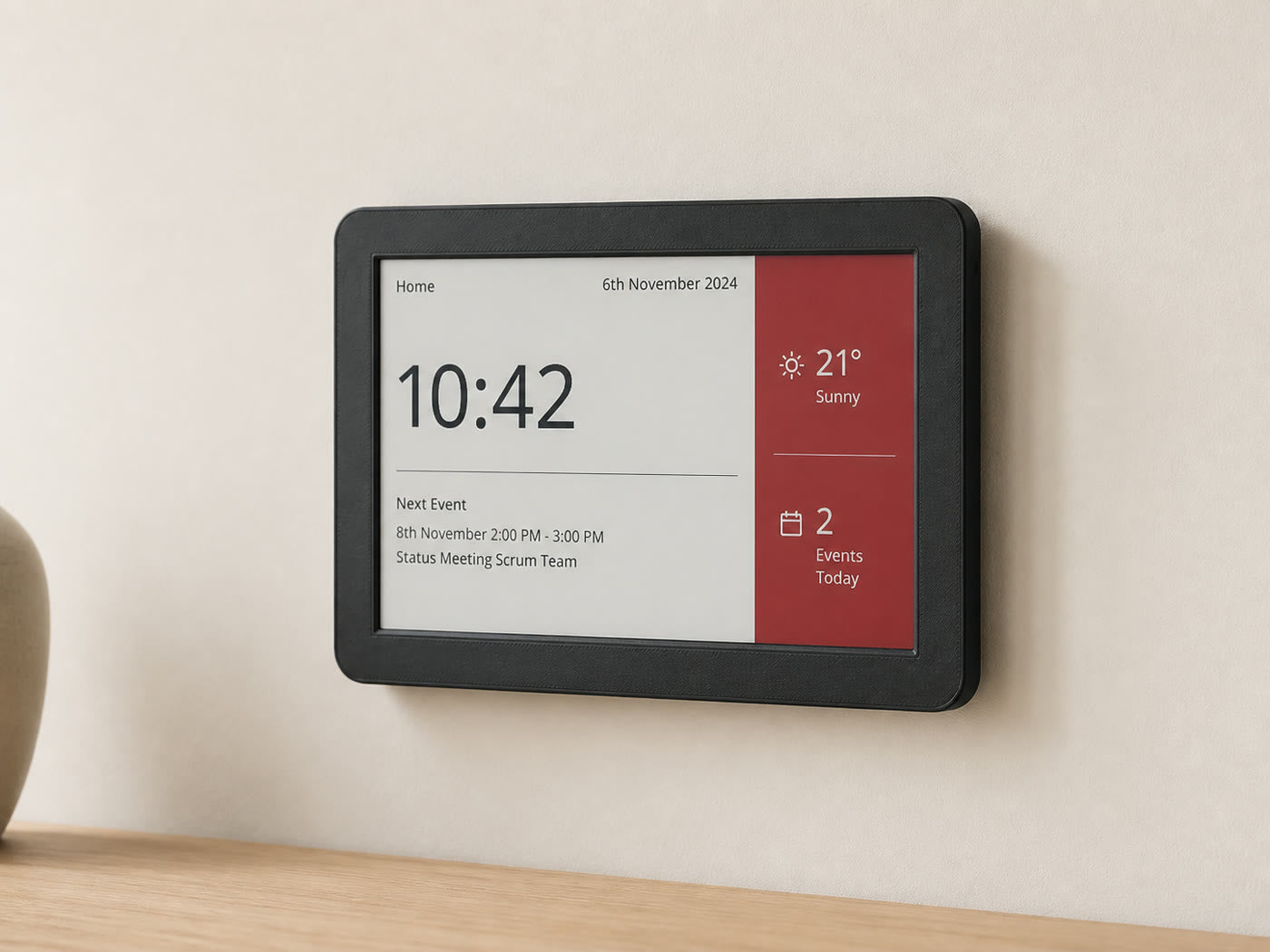 InkyPanel wall mounting detail